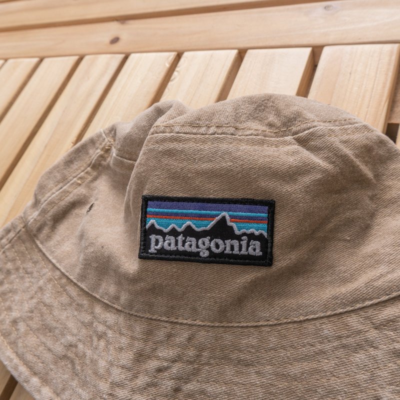Панамка Patagonia Embroidered Lines And Small Logo "Beige" фото № 5