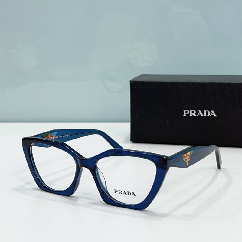 Оправа для очков Prada Logo Inscription On Temples "Blue" фото № 2