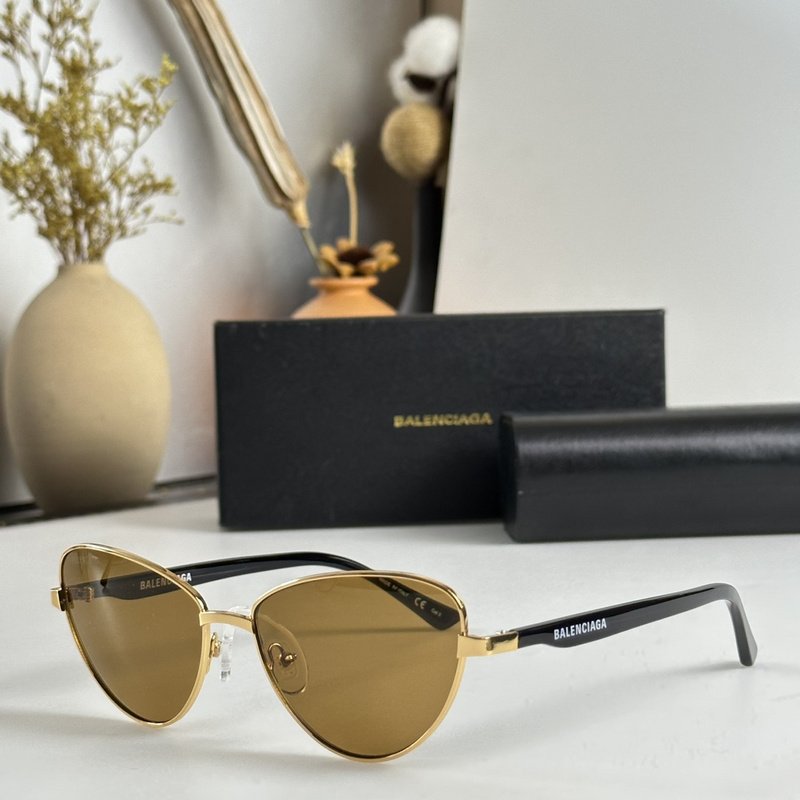 Солнцезащитные очки Balenciaga Drop Shaped "Brown/Black" фото № 3