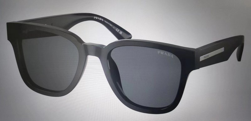 Солнцезащитные очки Prada Frame Decorated By Figure With Logo "Black" фото № 3