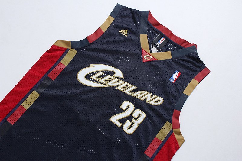 Баскетбольная Джерси Adidas Cleveland Cavaliers №23 LeBron James "Black" фото № 3