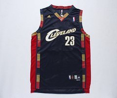 Баскетбольная Джерси Adidas Cleveland Cavaliers №23 LeBron James "Black" фото № 6