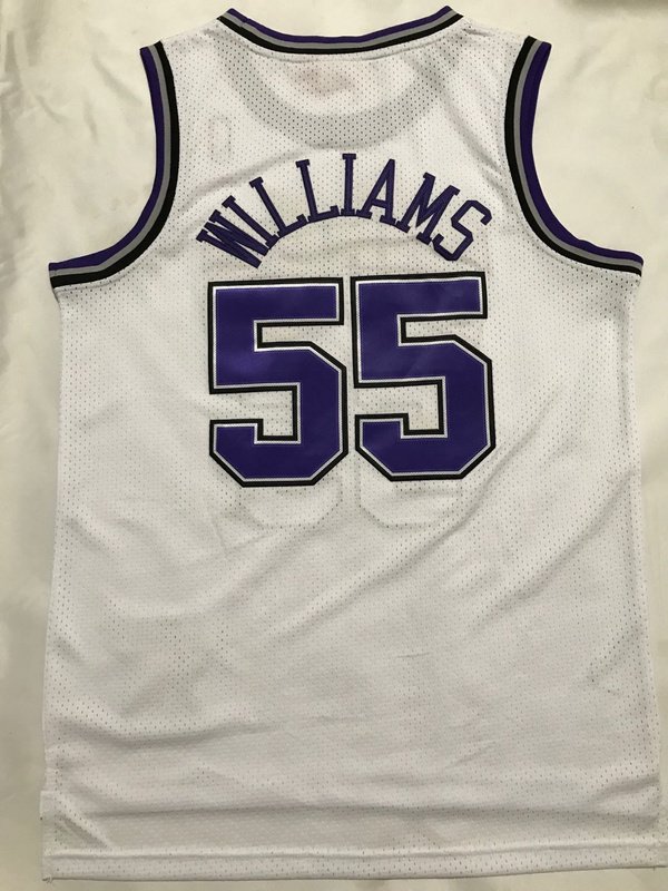 Баскетбольная Джерси Mitchell And Ness Sacramento Kings №55 Jason Williams "White" фото № 2