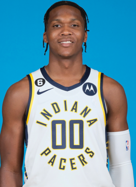 Баскетбольная Джерси Nike Indiana Pacers 22-23 №00 Bennedict Mathurin "White" фото № 2