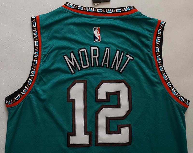 Баскетбольная Джерси Nike Memphis Grizzlies 19-20 №12 Ja Morant "Turquoise" фото № 2