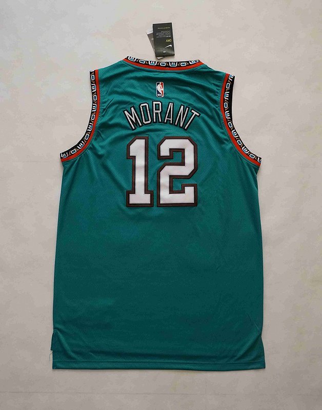 Баскетбольная Джерси Nike Memphis Grizzlies 19-20 №12 Ja Morant "Turquoise" фото № 3