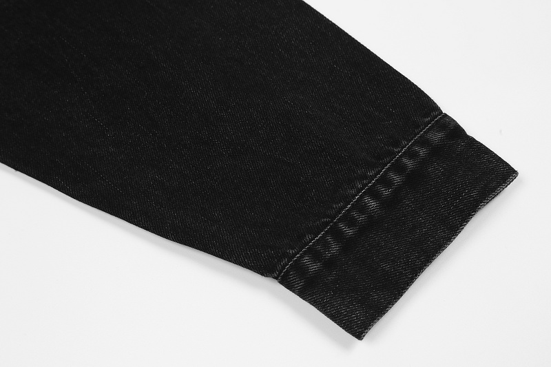 Джинсовая Куртка Drew House With Soft Smiley Face "Black" фото № 5