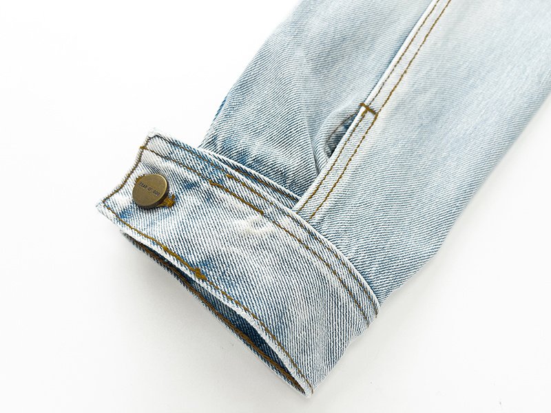 Джинсовая Куртка Fear Of God With Buttons "Blue" фото № 3