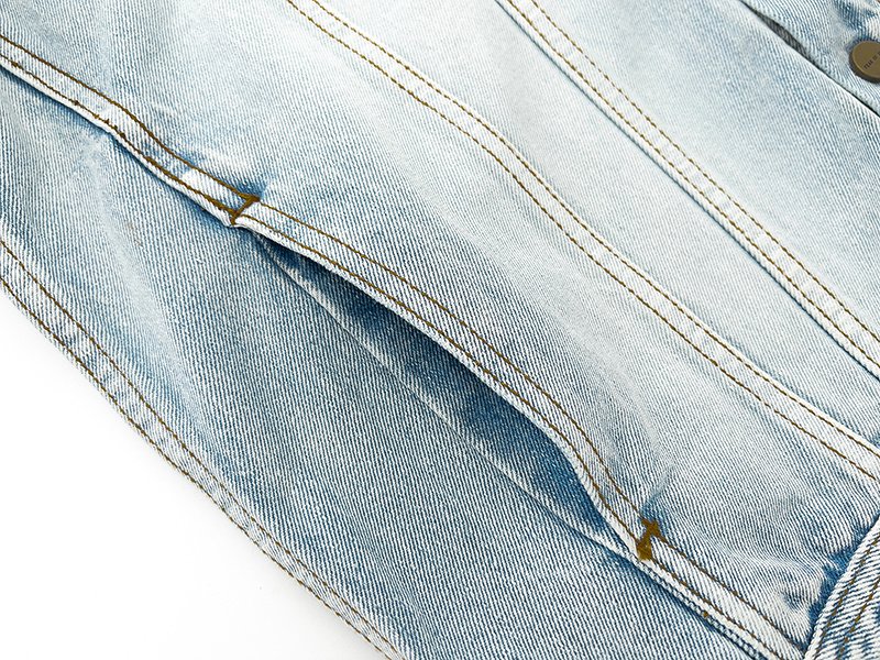 Джинсовая Куртка Fear Of God With Buttons "Blue" фото № 4