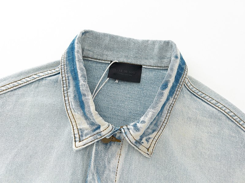 Джинсовая Куртка Fear Of God With Buttons "Blue" фото № 8