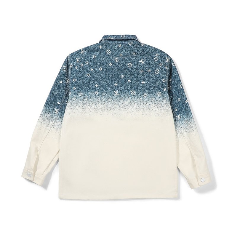 Джинсовая Куртка Louis Vuitton Mixing Colors "Cream/Blue" фото № 7