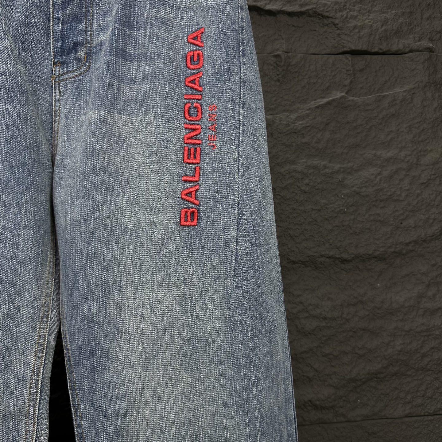 Джинсы Balenciaga Denim "Blue Block" фото № 3