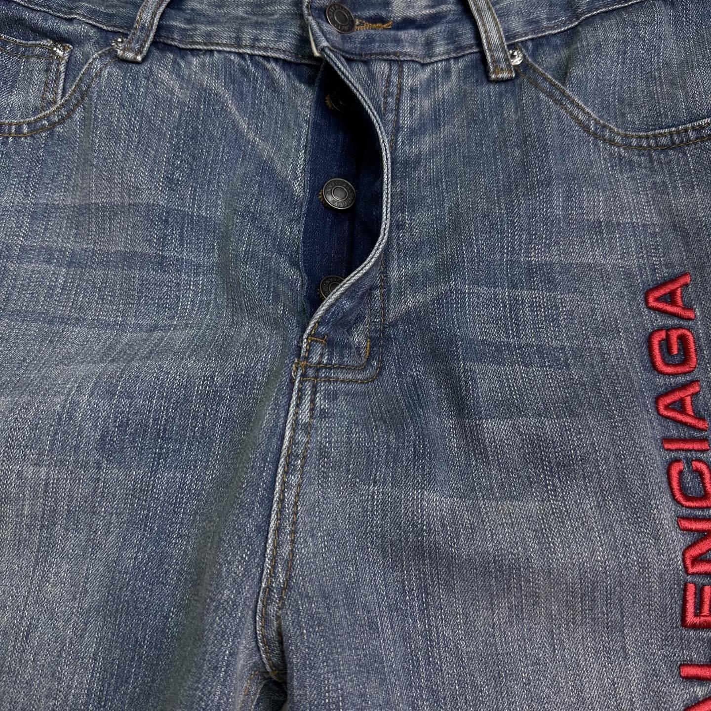 Джинсы Balenciaga Denim "Blue Block" фото № 4
