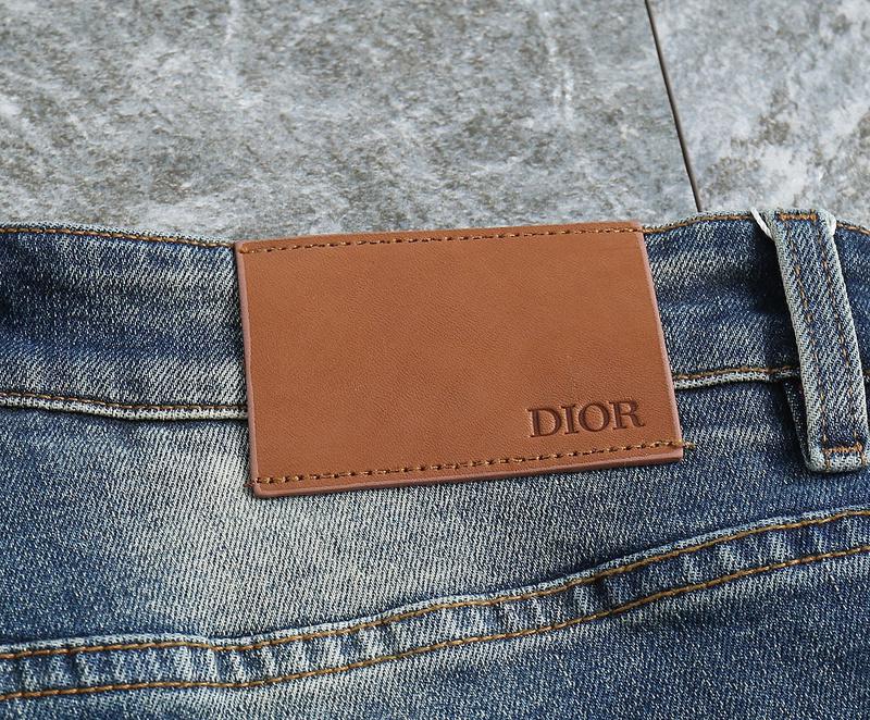 Джинсы Christian Dior White Insect Dior "Blue" фото № 3