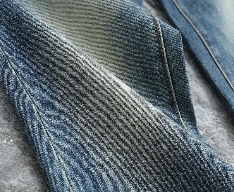 Джинсы Christian Dior White Insect Dior "Blue" фото № 7