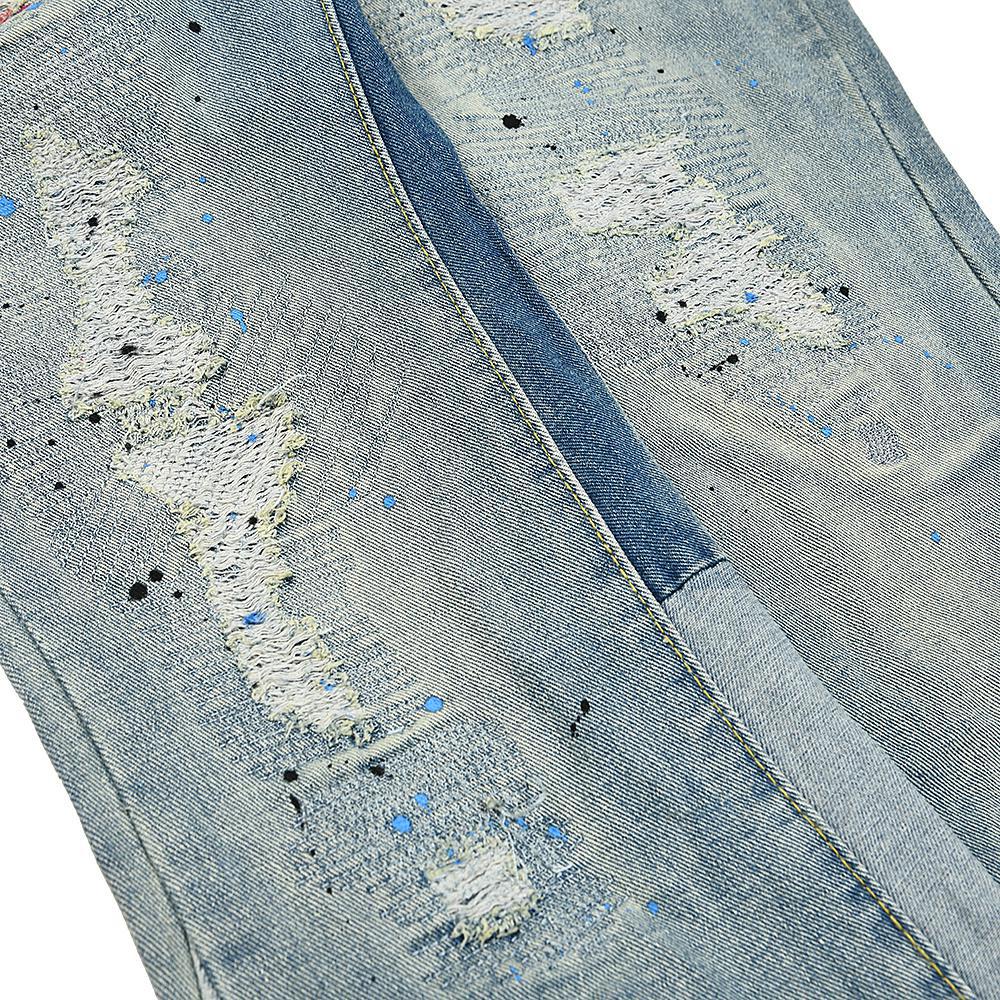 Джинсы Gallery Dept. LA Flare Splash "Light Blue" фото № 4