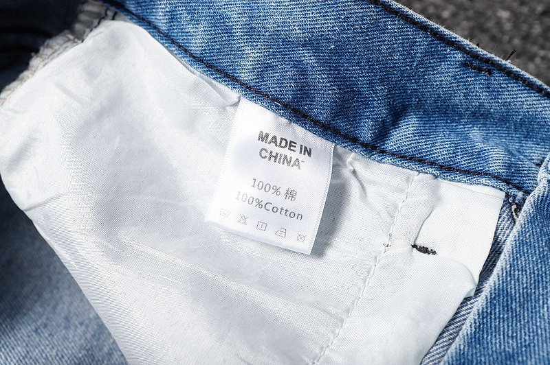 Джинсы Gallery Dept Cross "Blue" фото № 4