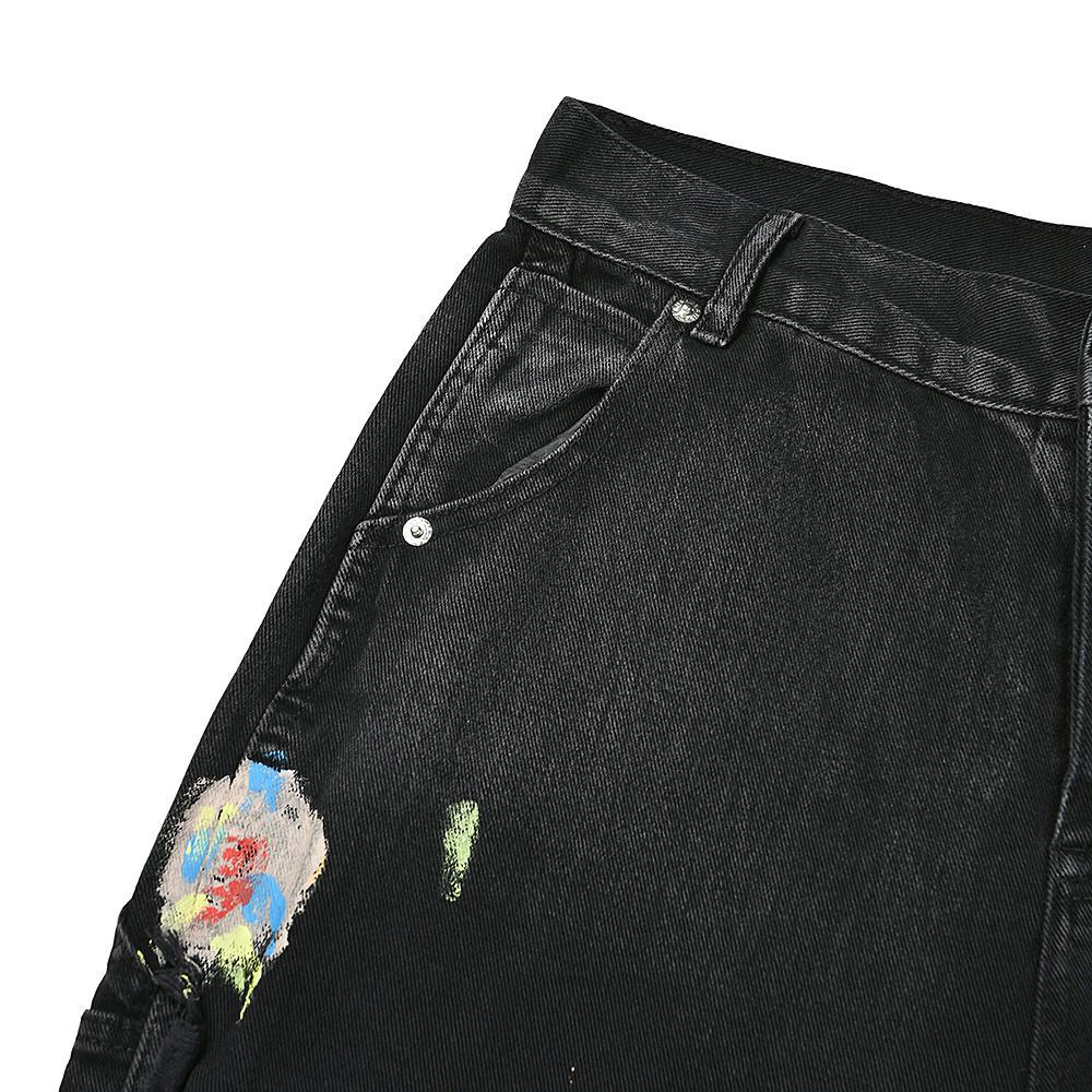 Джинсы Gallery Dept. LA Flare Cross Patch "Black" фото № 5