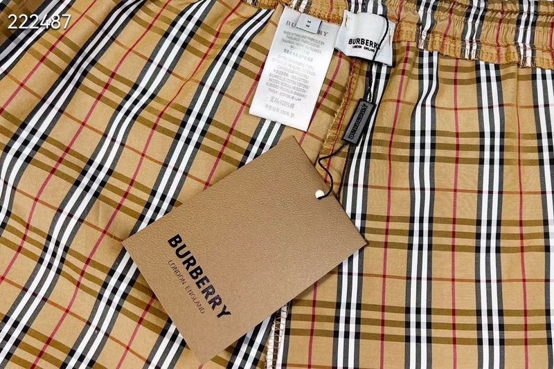 Штаны Burberry With Tartan Print "Brown/White" фото № 3