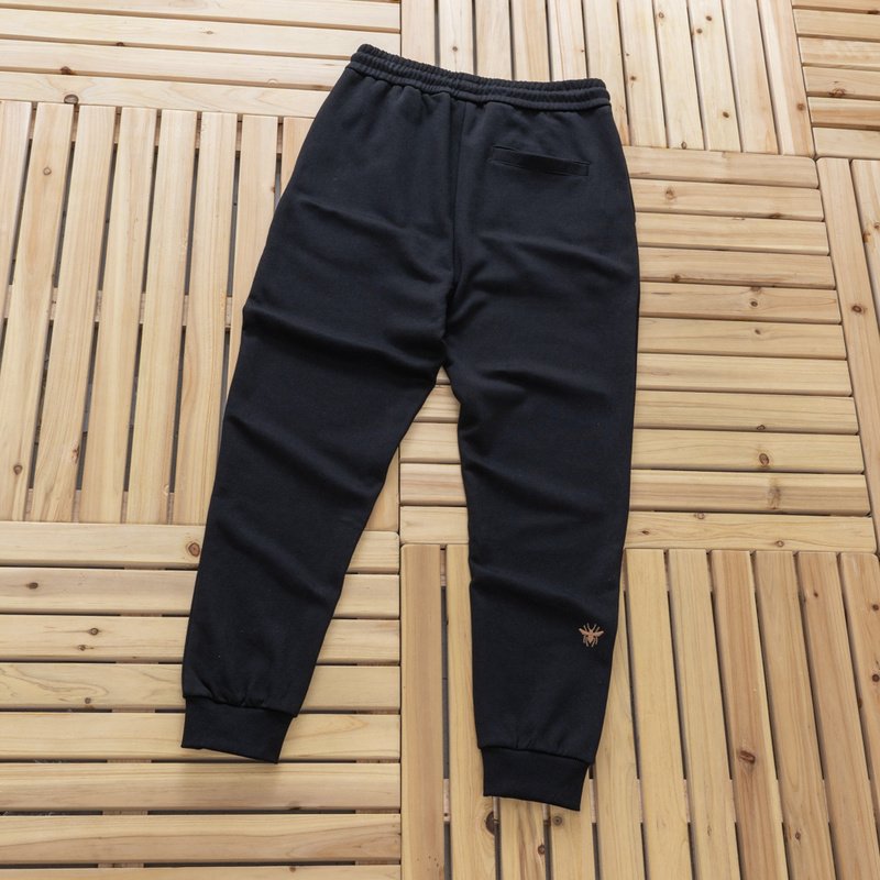 Штаны Dior Laces Little Bug "Black" фото № 2