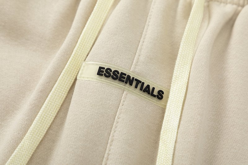 Штаны Fear Of God With Black Text Logo - Sports Style "Cream" фото № 7