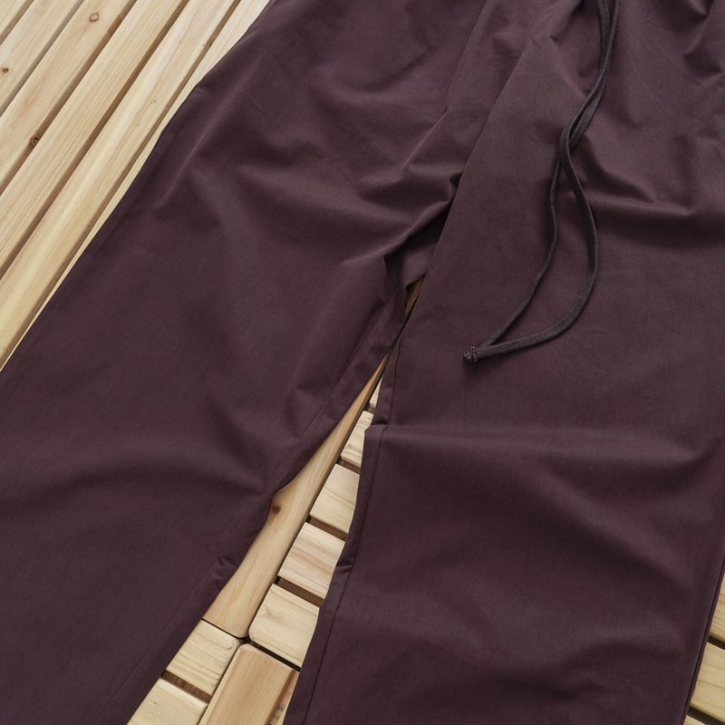 Штаны Fear Of God With Black Patch "Vinous" фото № 3