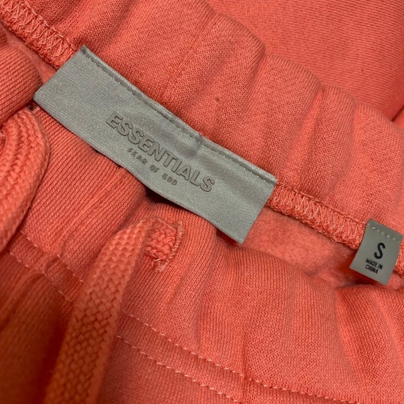 Штаны Fear Of God Sports - With Text Logo "Peach" фото № 5