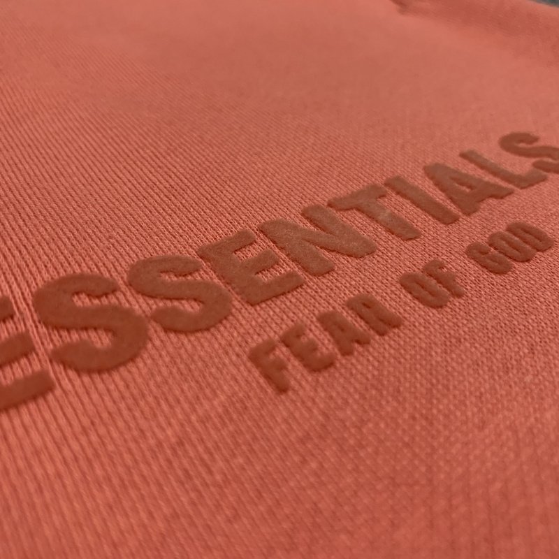 Штаны Fear Of God Sports - With Text Logo "Peach" фото № 6