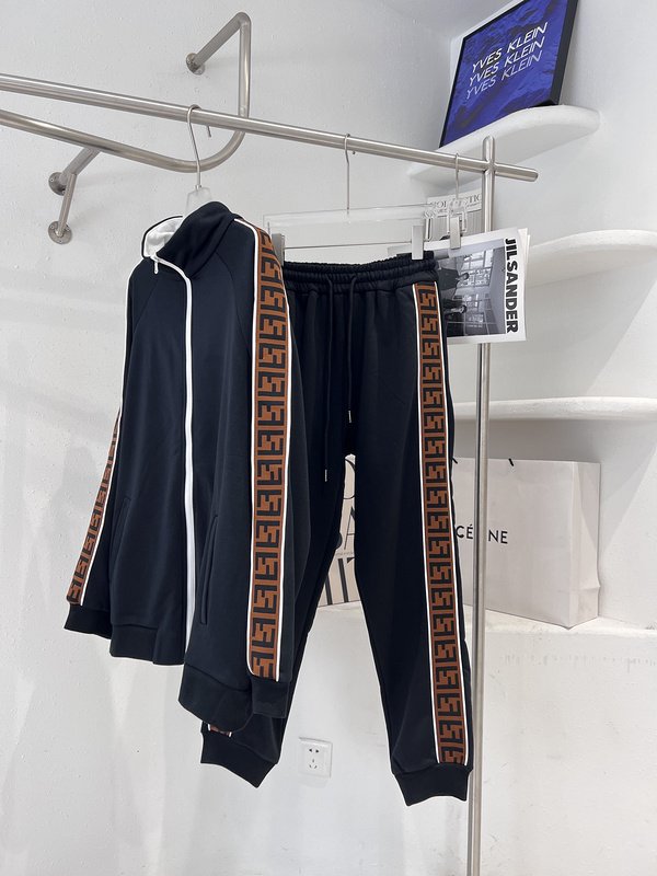 Штаны Fendi With A Brown Ribbon "Black" фото № 6