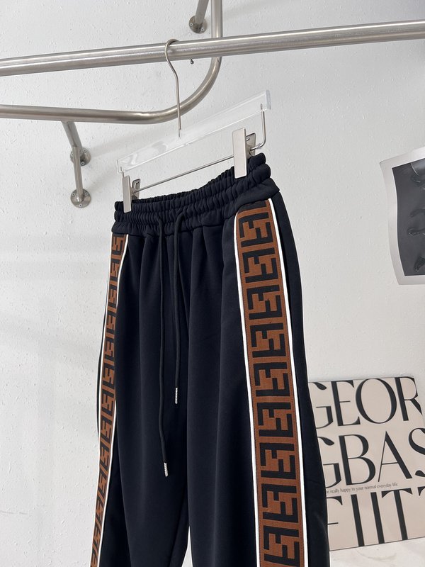 Штаны Fendi With A Brown Ribbon "Black" фото № 3