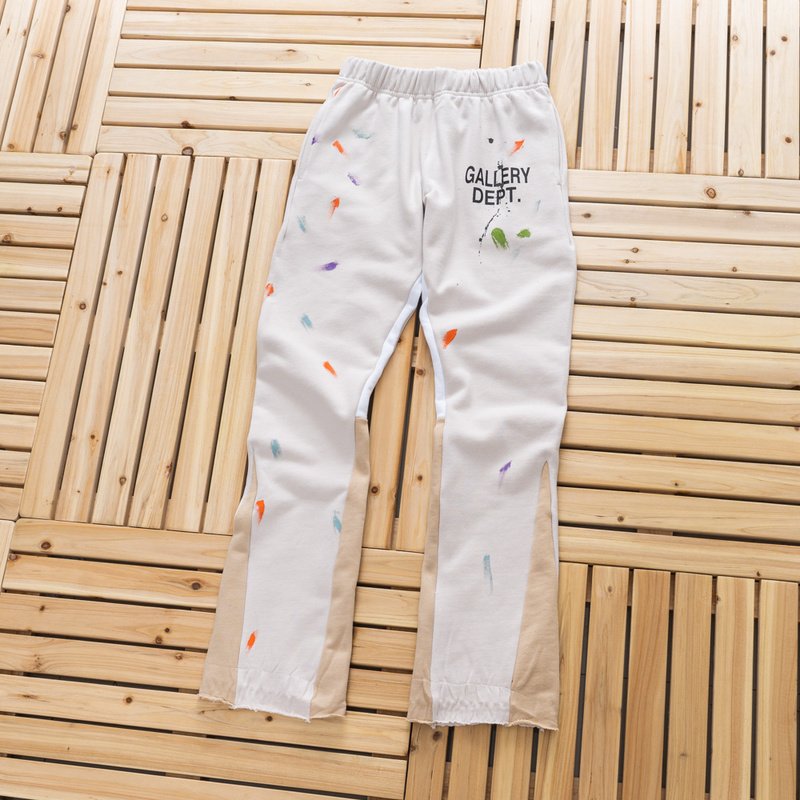 Штаны Gallery Dept Stained "White" фото № 2
