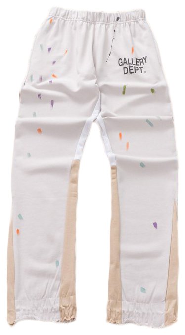 Штаны Gallery Dept Raw Edges Of Legs And Colorful Dots "Gray" фото № 5