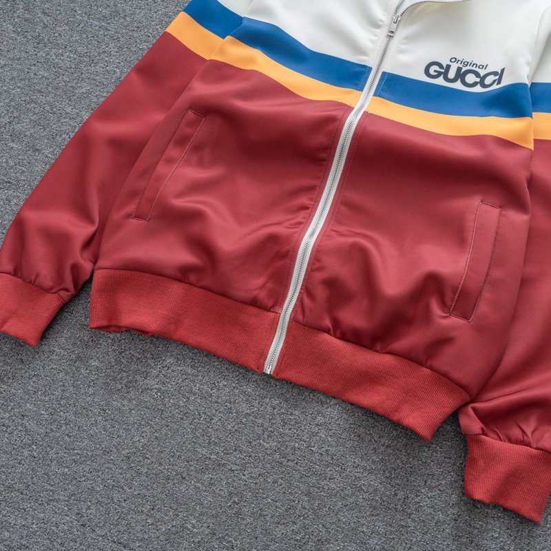 Олимпийка Gucci Original With Logo "Red/White" фото № 3