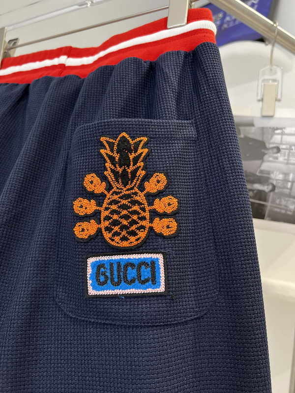 Штаны Gucci Pineapple On The Pocket "Blue" фото № 3