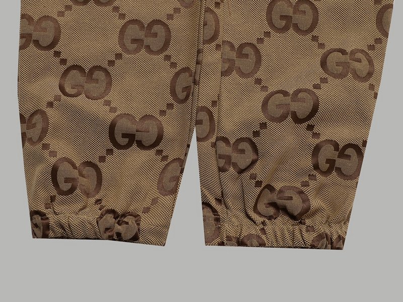 Штаны Gucci Print - Letter G "Brown" фото № 3