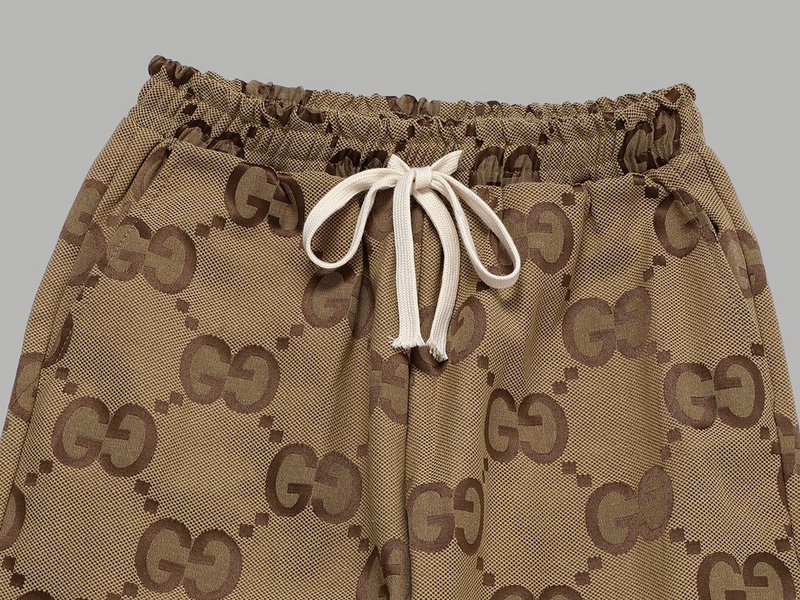 Штаны Gucci Print - Letter G "Brown" фото № 6