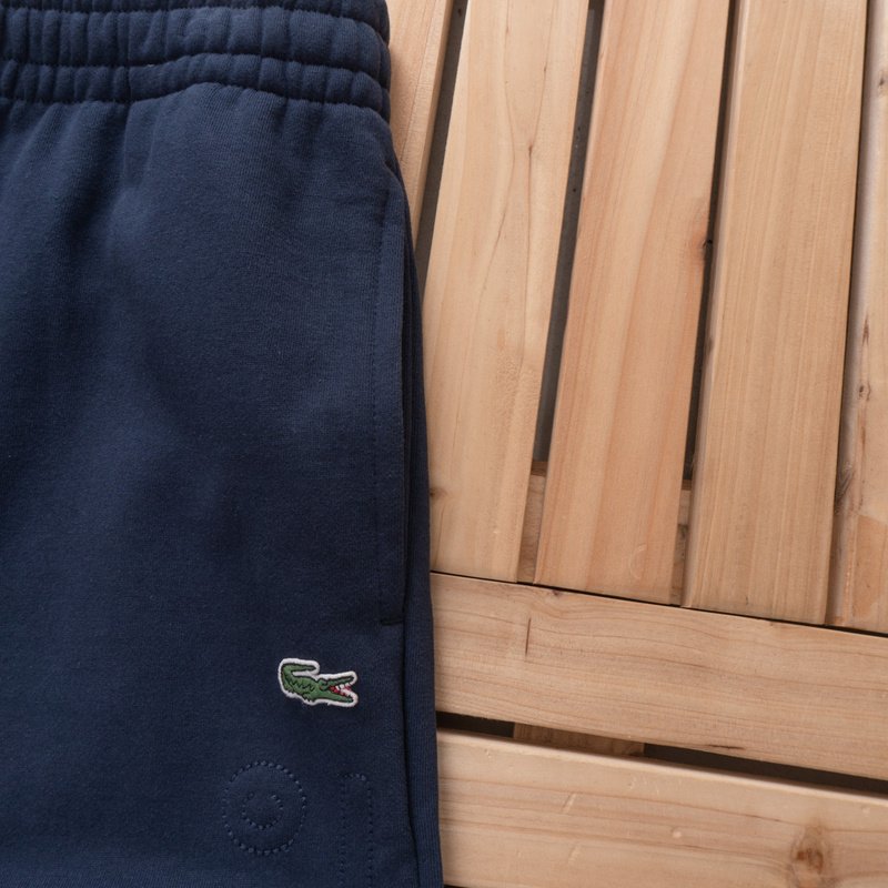 Штаны Lacoste Text On Leg Brand Logo "Blue" фото № 4