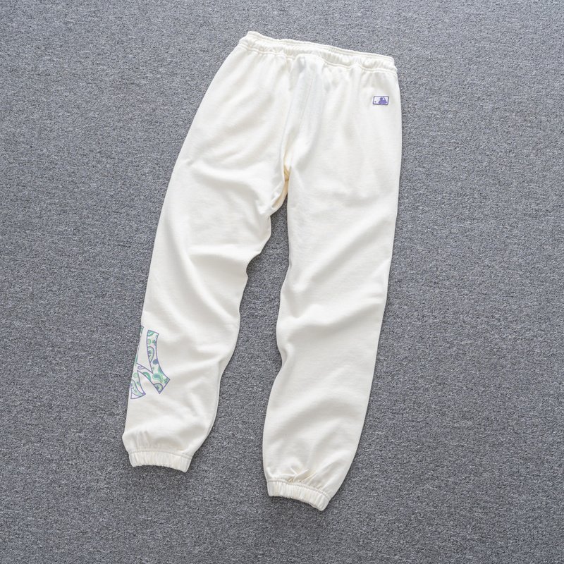 Штаны MLB With Logo "White" фото № 2