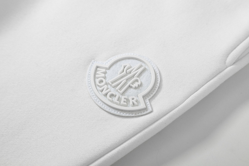 Штаны Moncler On Fleece With Logo "White" фото № 2