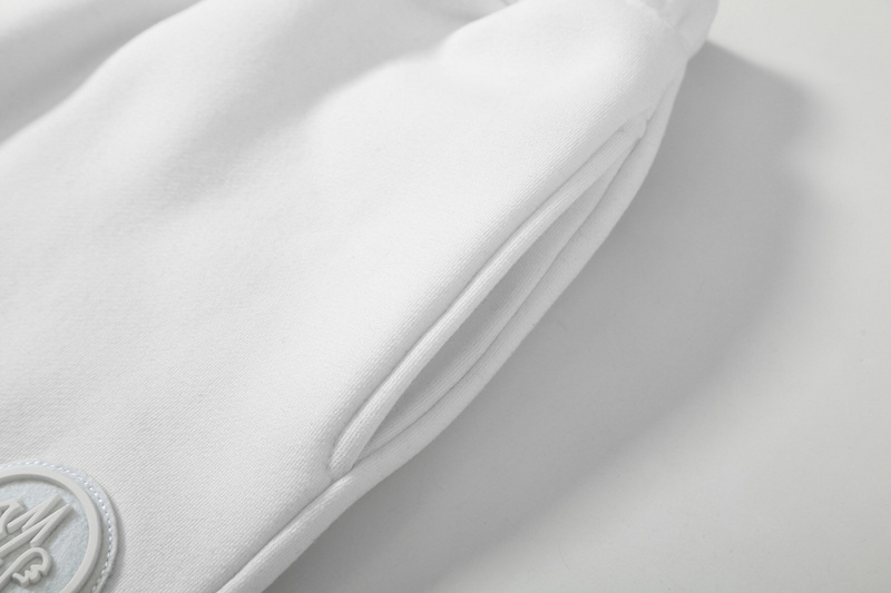 Штаны Moncler On Fleece With Logo "White" фото № 7