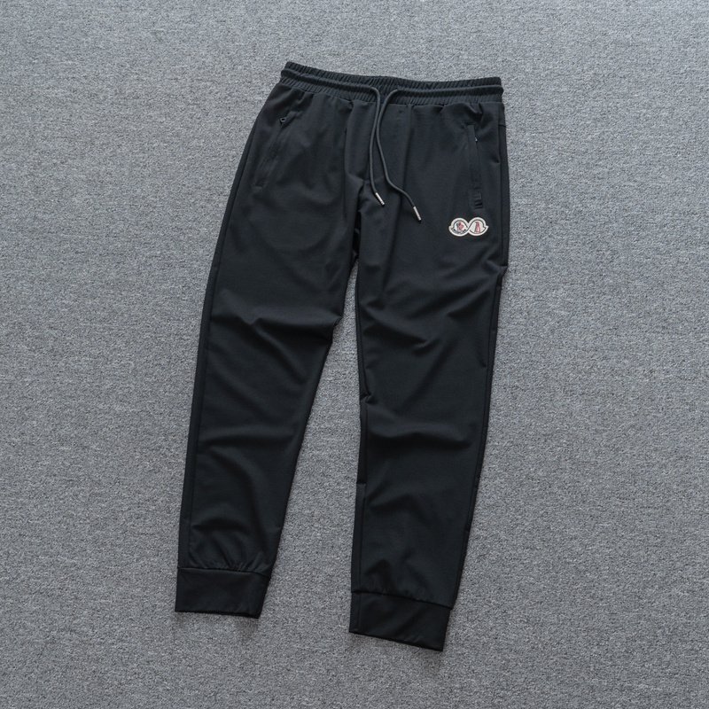 Штаны Moncler Logos Are Connected "Black" фото № 3