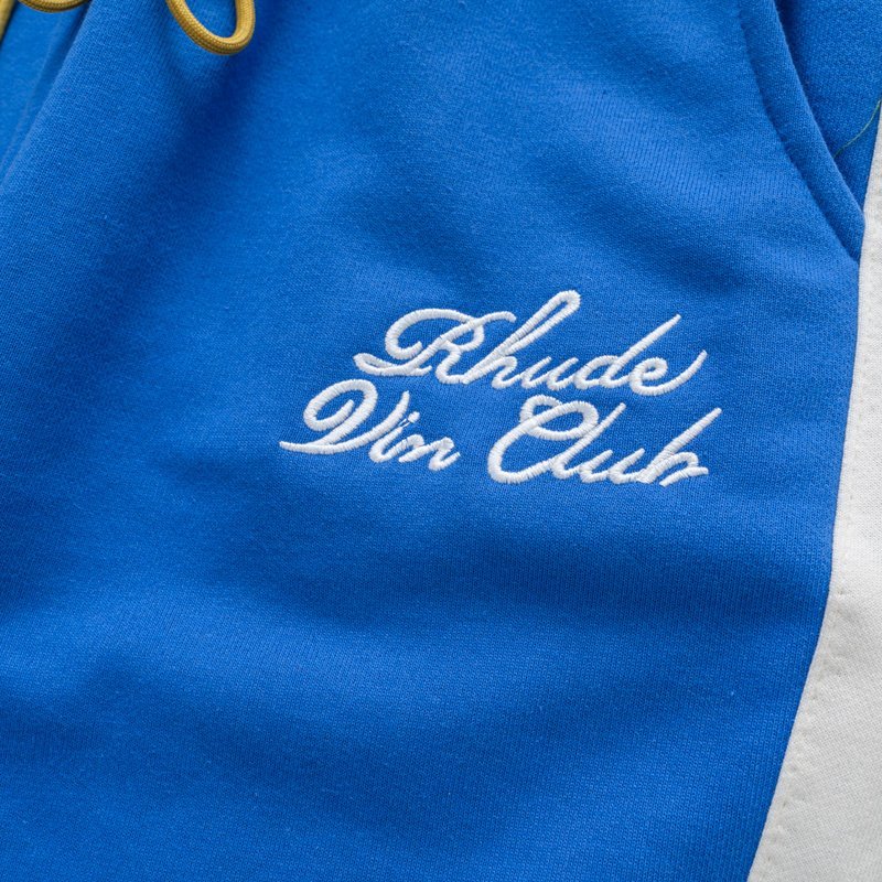 Штаны Rhude Vin Club - Text "Blue" фото № 3