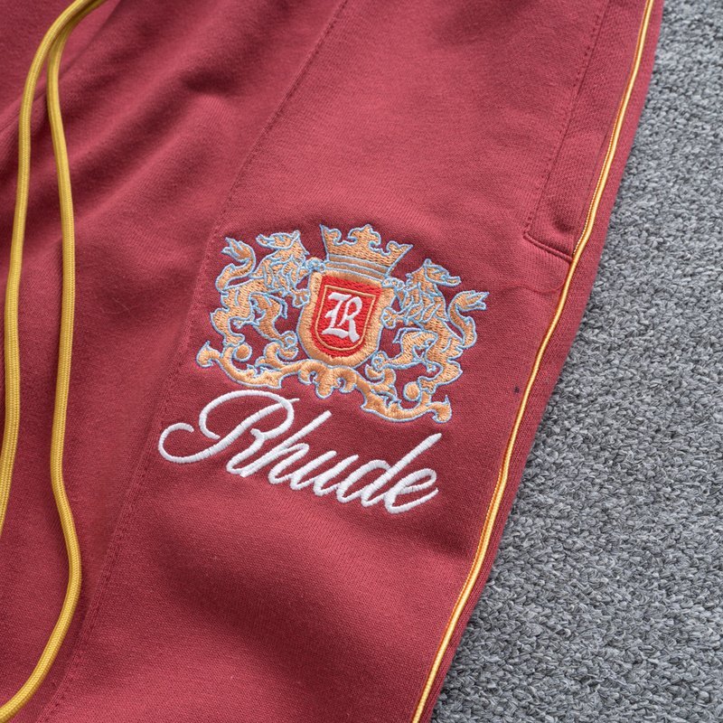 Штаны Rhude Emblem Of Brand "Peach" фото № 5