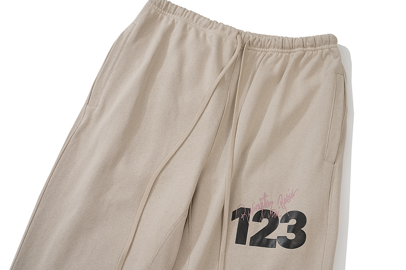 Штаны Rrr123 With The Inscription "Beige" фото № 3