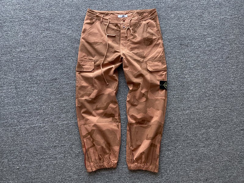 Штаны Stone Island Camouflage "Peach" фото № 2