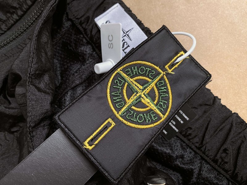Штаны Stone Island With Zippers "Black" фото № 4