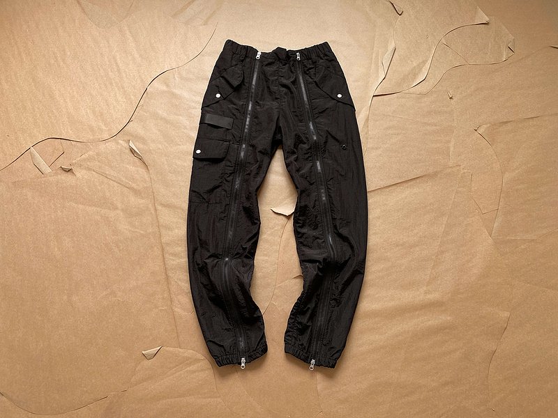 Штаны Stone Island With Zippers "Black" фото № 5