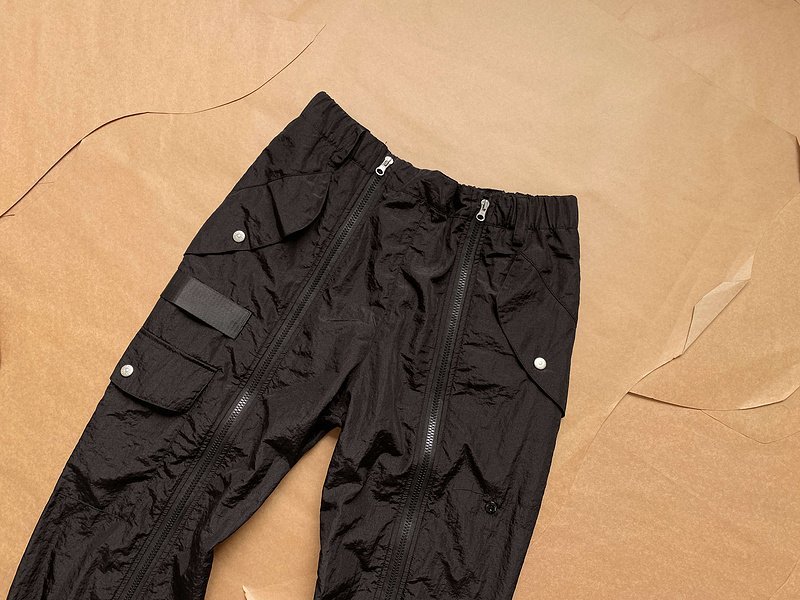 Штаны Stone Island With Zippers "Black" фото № 6