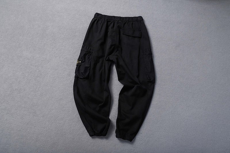 Штаны Stone Island Wide "Black" фото № 4