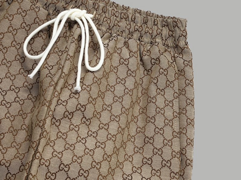 Штаны The North Face X Gucci With Logo Print Of The Letter G "Brown" фото № 7